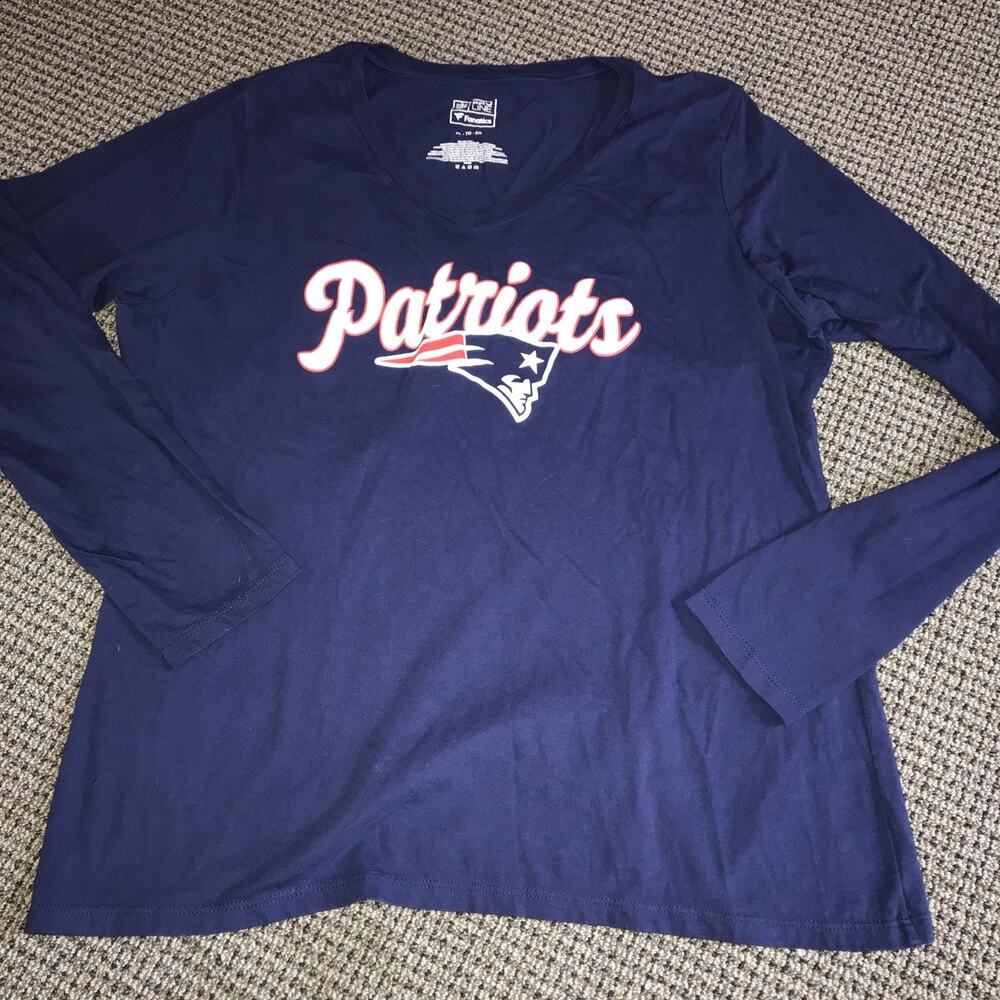 New England Patriots Xl Long‎ Sleeve Womens Tee NFL Proline Fanatics